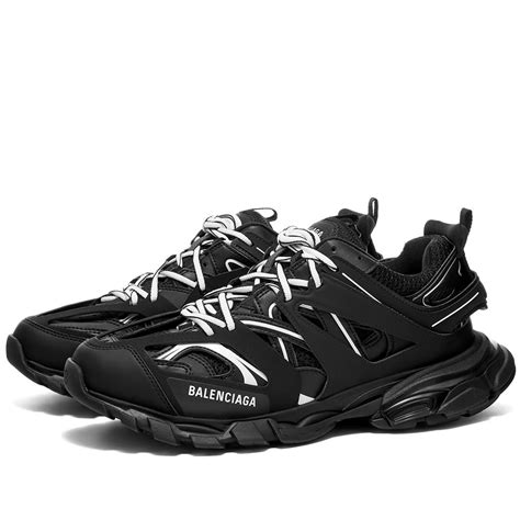 balenciaga track runners white laces.